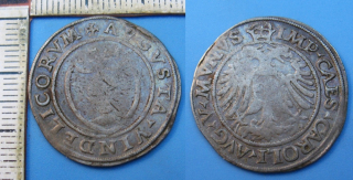 1524 - batzen, stříbro - Augsburg