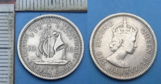 1962 - 10 cents - Britský Východní Karibik