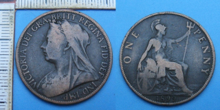 1899 - 1 penny - Velká Británie, Victoria