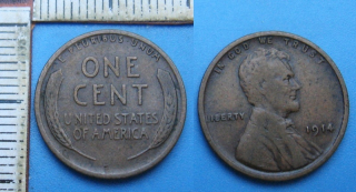 1914 - 1 cent - USA, A. Lincoln