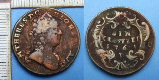 1761 P - 1 kreutzer - Marie Terezie