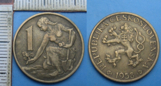 1958 - 1 Kčs 