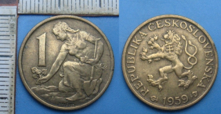 1959 - 1 Kčs 