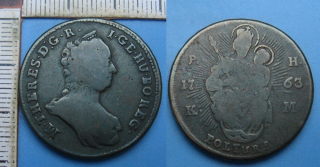 1763 PH KM - poltura - Marie Terezie