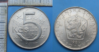 1989 - 5 Kčs 