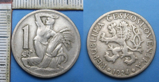1924 - 1 koruna