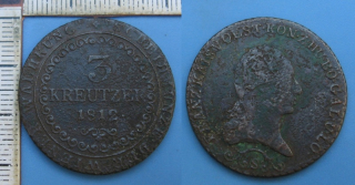 1812 S - 3 krejcar - František I.