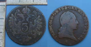 1800 S - 3 krejcar - František I.