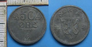 1942 - 50 ore - válečné Norsko, Haakon VII.