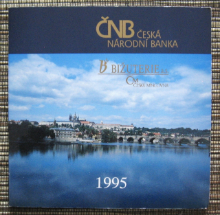 1995 - sada oběžných mincí ČR