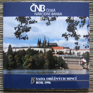 1996 - sada oběžných mincí ČR