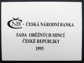 1993 - sada oběžných mincí ČR, Hamburg a Winnipeg