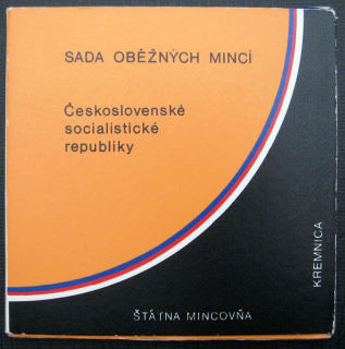 1989 - sada oběžných mincí ČSSR