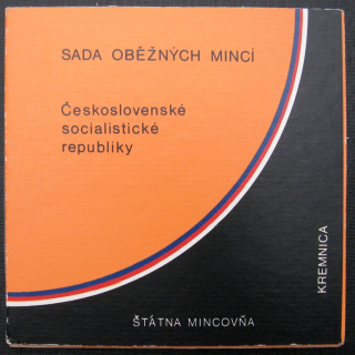 1990 - sada oběžných mincí ČSSR