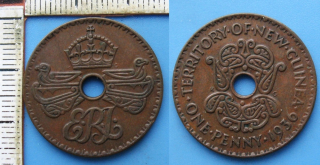 1936 - penny - Britská Nová Guinea