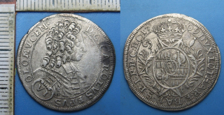 1709 - VI krejcar, stříbro - Olomoucké biskupství, Karel III. Lotrinský