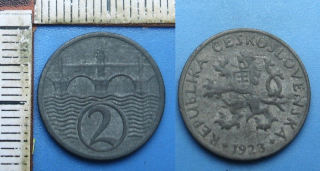 1923 - 2 haléře