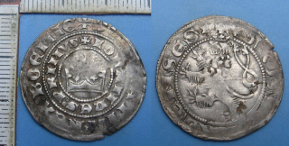 1310-1346 - pražský groš, stříbro - Jan Lucemburský