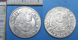 1669 CB - 3 krejcar, stříbro - Lehnice - Břeh, Christian