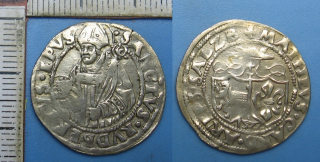 1522 - batzen, stříbro - arcibiskupství Salzburg, Matthias Lang von Wellenburg, Šm.5-C-16