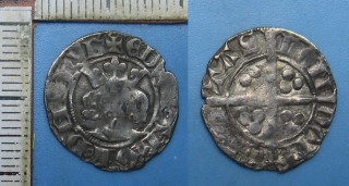 1344 - 1351 - penny, stříbro - Edward III., Anglie, Londýn