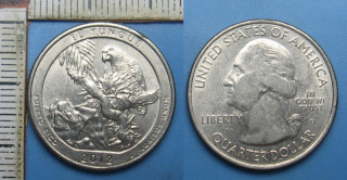 2012 D - quarter dollar - USA, El Yunque