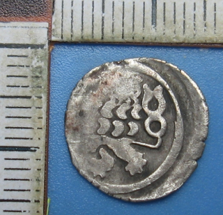 1458-1471 - peníz kruhový, stříbro - Jiří z Poděbrad