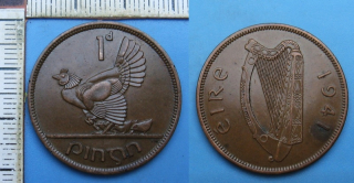 1941 - 1 penny - Irsko