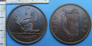 1948 - 1 penny - Irsko