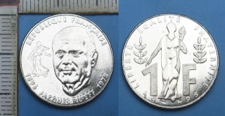 1996 - 1 franc - Francie, Jacques Rueff