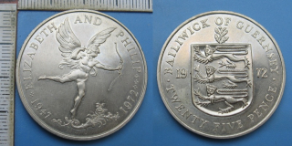 1972 - 25 pence - Guernsey