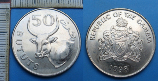 1998 - 50 bututs - Gambie