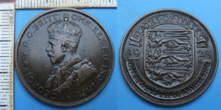 1923 - 1/12 shilling - Jersey, Jiří V.