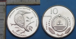1994 - 10 escudos - Kapverdy, Passarinha