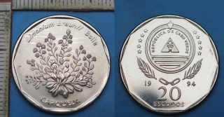1994 - 20 escudos - Kapverdy, Carqueja