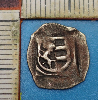 1429-1441 - pfennig se čtyřrázem, stříbro - arcibiskupství Salzburg, Jan II.