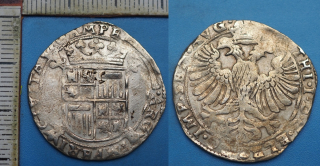 1612 - 1619 - Arendschelling, stříbro - Matthias I., Campen, Holandsko