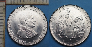 1987 - 100 lir - Jan Pavel II., Vatikán